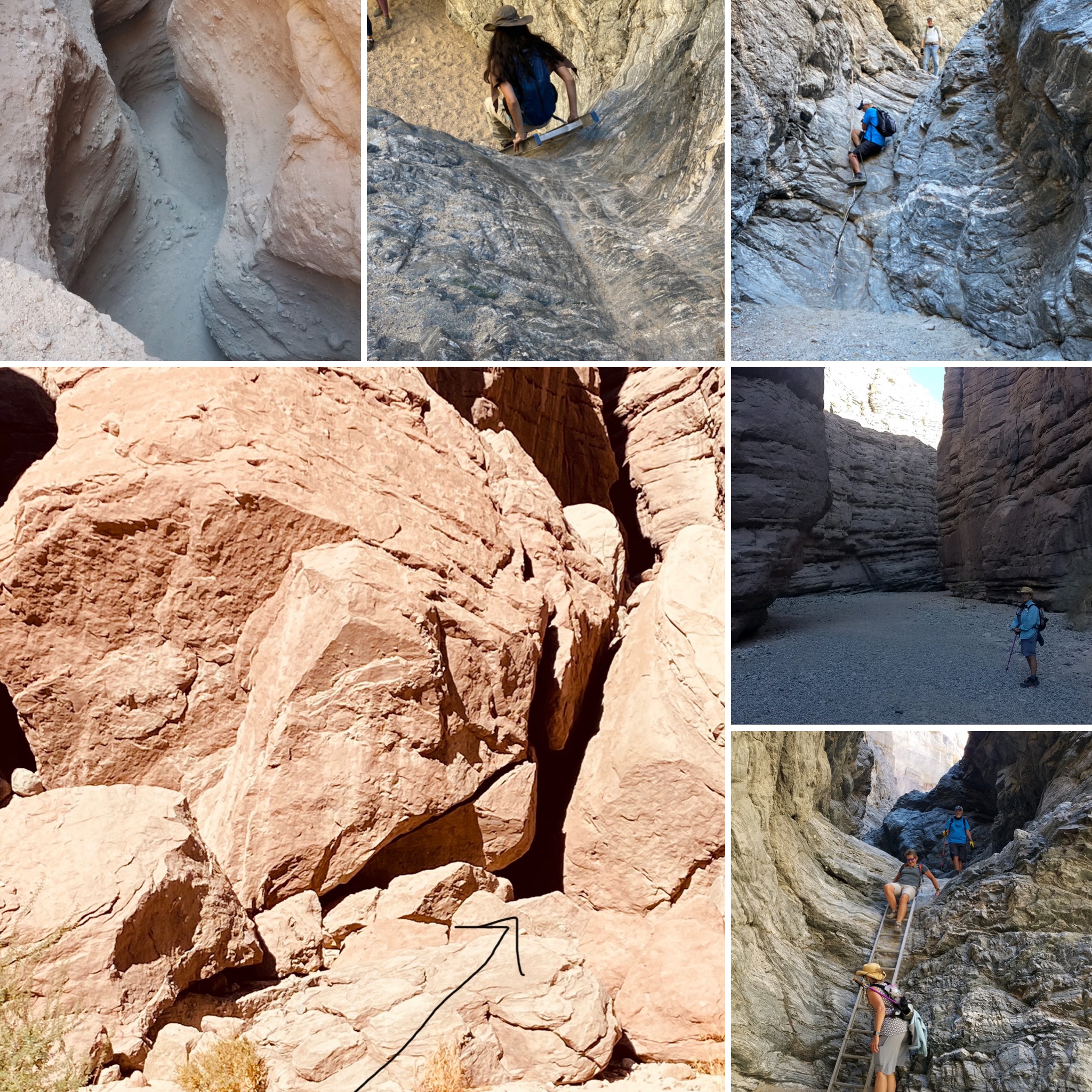 Ladder and Painted Canyon Trail