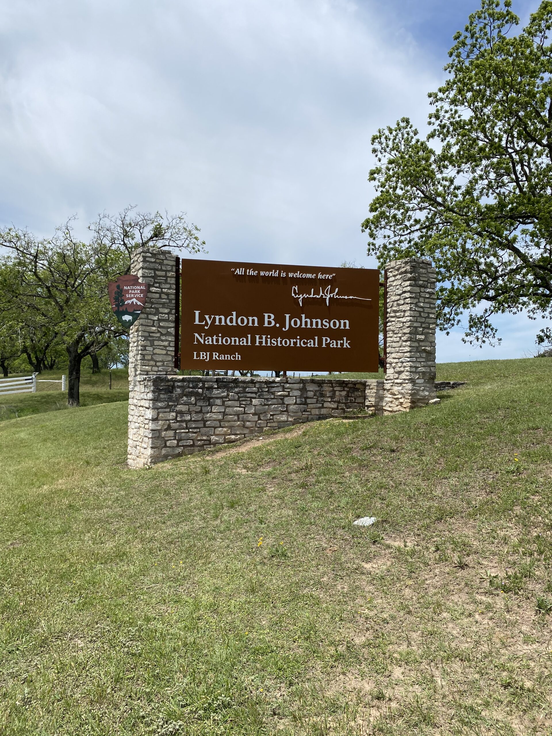 LBJ park entrance